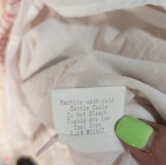 Tori Richard Cream and Orange Halter Dress, Size 12 - Picture 4 of 8